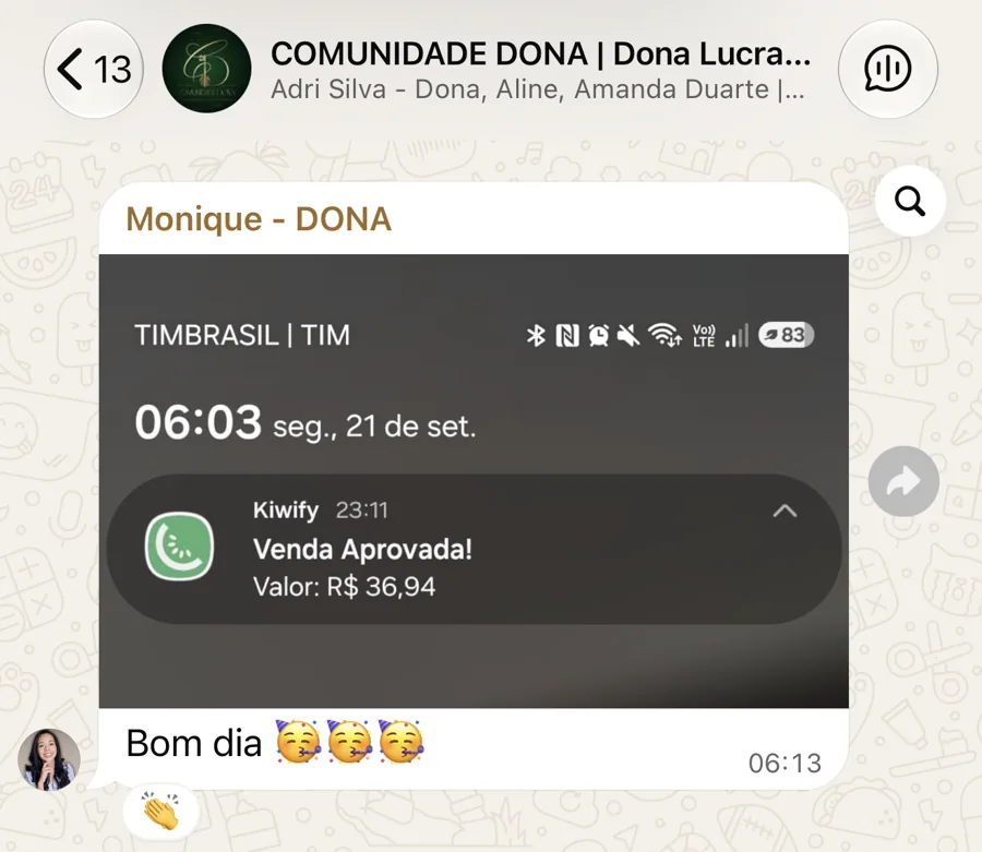 Venda da Monique
